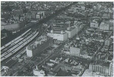 昭和28年（1953年）当時の八重洲周辺  出典：東京建物百年史